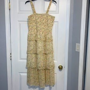 Floral Tiered Dress